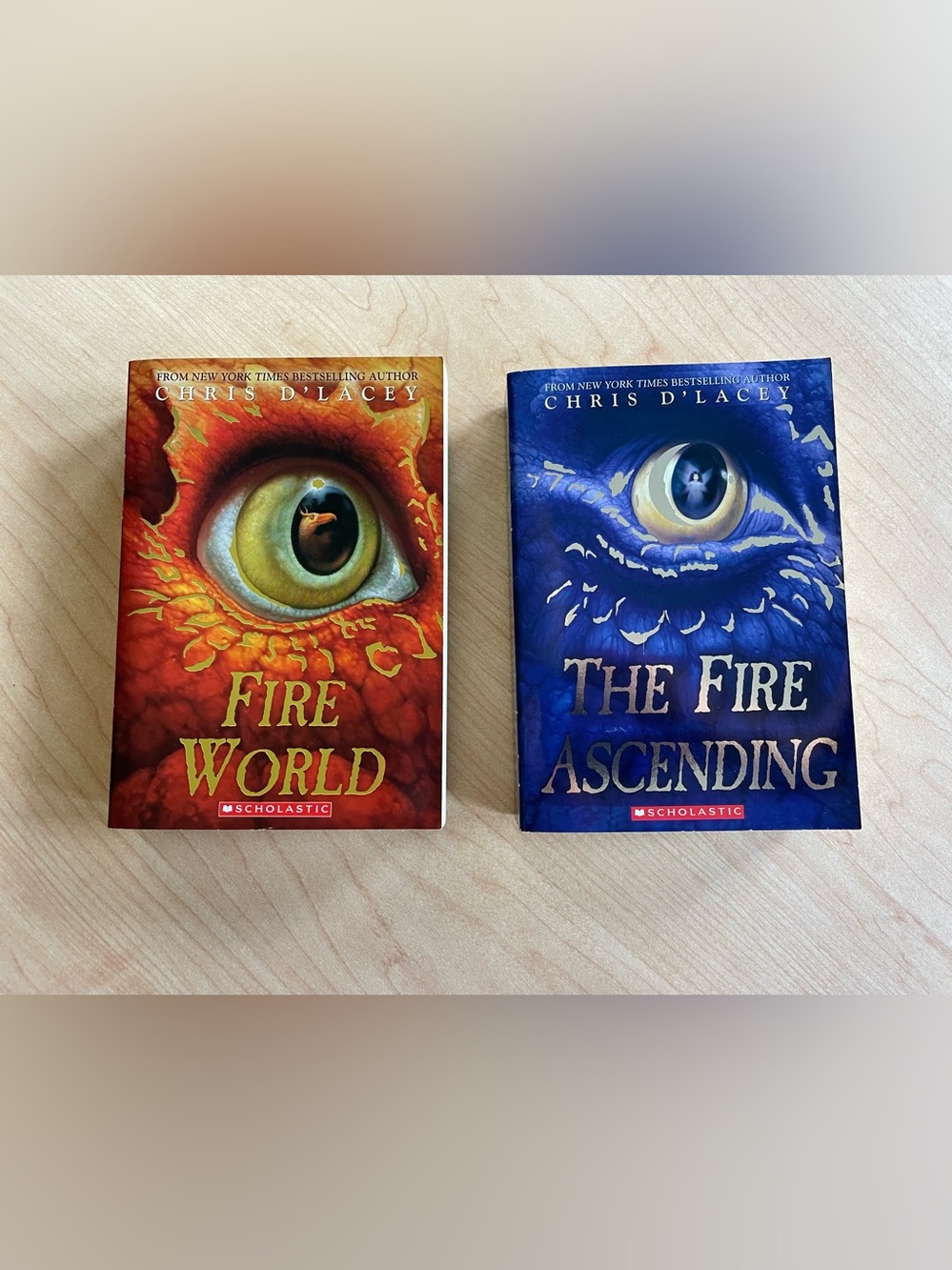 Fire World & The Fire Ascending by Chris D’Lacey (Scholastic)